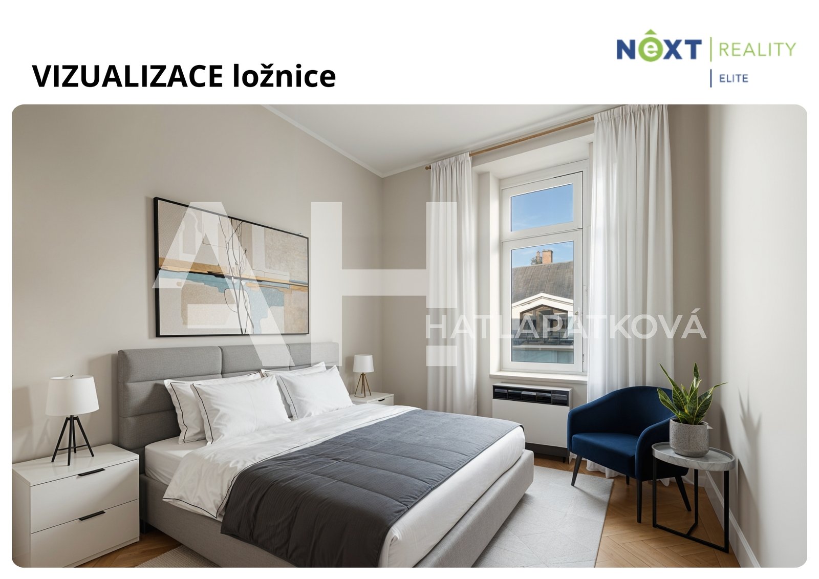 Vizualizace ložnice