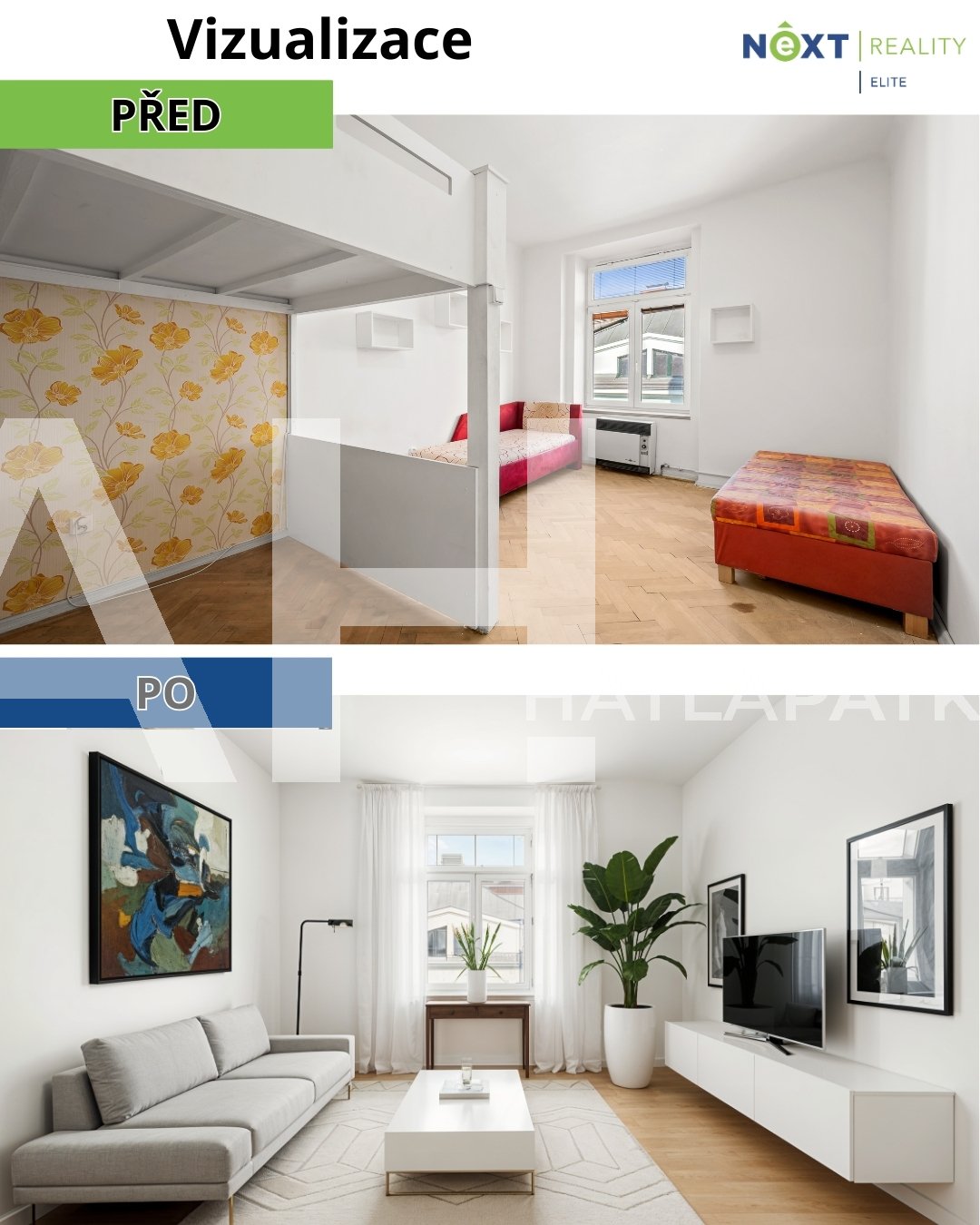 vizualizace PŘED:PO